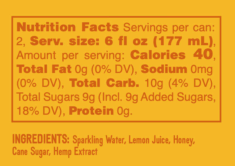 Honey Lemonade - 4 Pack